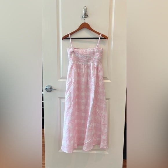 Solid and Striped The Willow Skirt Dress Linen Gauze Gingham Size Large NWT - Picture 11 of 16